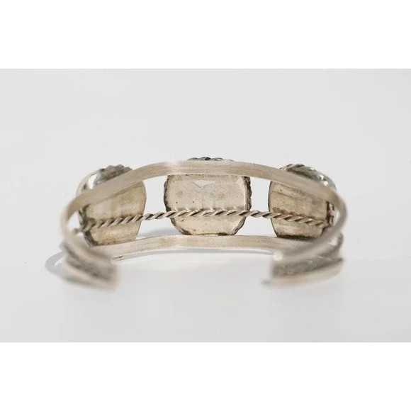 Vintage Navajo Native American Indian Sterling‎ Silver Turquoise